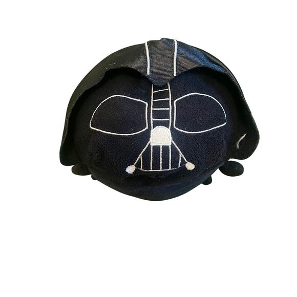 Disney Tsum Tsum Darth Vader Stuffed Toy M Size Star Wars - Picture 1 of 6